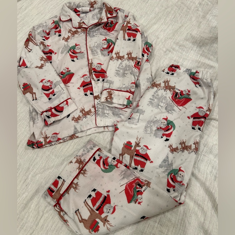 Pottery Barn Kids Heritage Flannel Pajama Set
